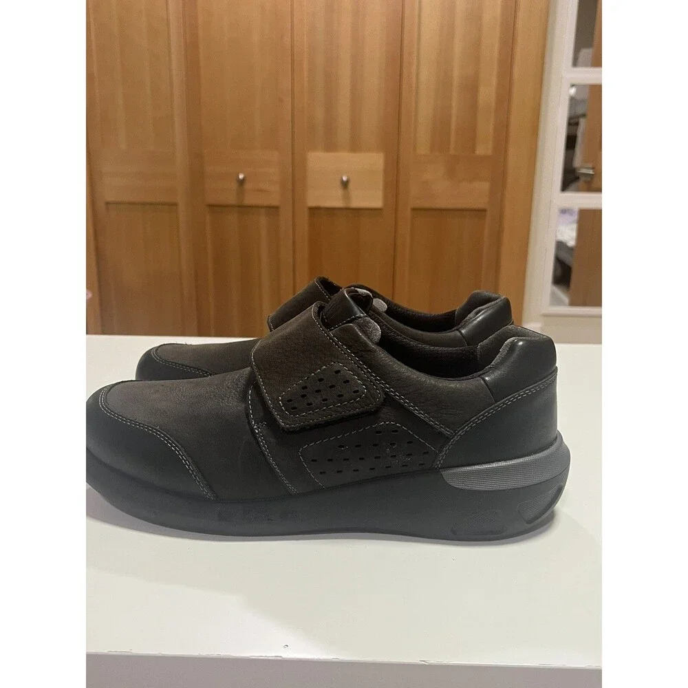 Drew Marshall 44011 Black Nubuck Leather Shoes Men’s Size 13 W